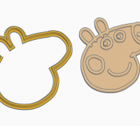 STL file PEPA PIG COOKIE CUTER 🐖・3D printer model to download・Cults