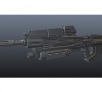 Free STL file MA40 Airsoft Halo Assault Rifle 🔫・3D printer design to  download・Cults
