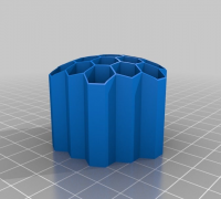 Honeycomb Pencil Holder by Slimprint, Download free STL model