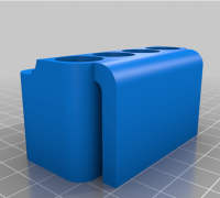 porta pilas AA x4, 3D CAD Model Library