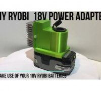 Free STL file Ryobi RB18L40 18V Battery 3D Scan Model STL 🔋・3D