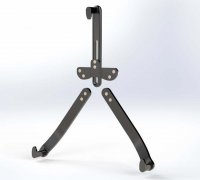 Monitor Mount (VESA 75x75) with 12mm copper pipe by Wobbles, Download free  STL model