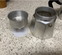 Moka Pot Coffee Filter Holder by Vect, Download free STL model