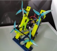Micro or Mini Quad Drone racing launch block or pad