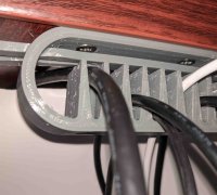 Cable Management Tray for Uplift 900 Adjustable Desk Legs - with STEP file  by MyStoopidStuff, Download free STL model