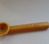 1/16 Teaspoon Measuring Spoon by EasyE, Download free STL model