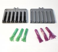 soft plastic lures 3D Models to Print - yeggi