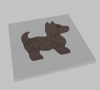 3D Paper Dog Puzzle  German Shepherd – Puzzle Artisan Club：DIY