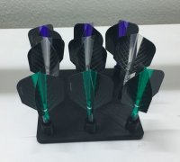 darts shaft holder 3 sets by 3D Models to Print - yeggi