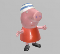 STL file Peppa Pig House 🐖・3D printable model to download・Cults