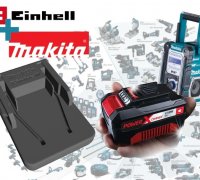 Archivo STL Adaptador de batería Einhell a Makita 18V 🧞‍♂️・Design para  impresora 3D para descargar・Cults