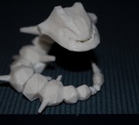 Onyx Steelix and Mega-Steelix 3D print model 3D model 3D printable