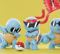 STL file POKEMON - MEGA SQUIRTLE 🐉・3D printing model to download・Cults
