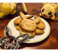 3d Printed Pikachu Cookie Cutter 