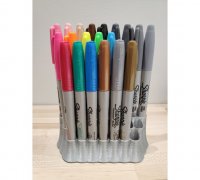 18 and 24 sharpie holders by 3D Models to Print - yeggi