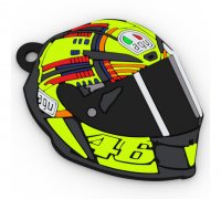Porte-clés VR46 Rossi 3D Helmet 311603 · Motocard