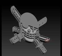 STL file One piece-Roronoa Zoro 💬・3D printable design to
