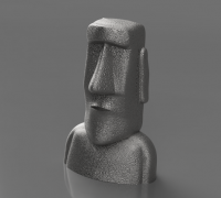 Mold of Moai Statue(Sigma Male meme), 3D models download