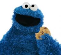 STL file Cookie Monster Cookie Vase 🍪・3D printer model to download・Cults