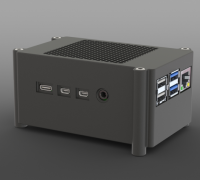 Raspberry Pi 4 Case – PiMesh4 by FlyAttack, Download free STL model