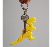 Baby tonfa keychain by Posh7904, Download free STL model