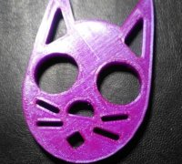 llavero gato defensa personal 3D Models to Print - yeggi