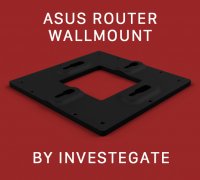 Archivo STL gratis Soporte de pared ASUS TUF AX5400, soporte para router  👽・Diseño por impresión en 3D para descargar・Cults