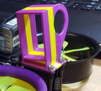 STL file Akaso V50X camera case mount for cap 📷・3D printing idea