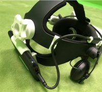 Meta Quest 3 - Quest 2 Head Strap adapter (now with STEP file) by Haydn Bao, Download free STL model