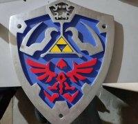 Zelda shield twilight princess 3D Print Model in Other 3DExport