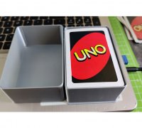 Free STL file UNO Deck Holder for Sleeve cards 🃏・3D print object to  download・Cults