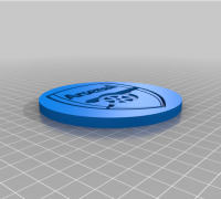 STL file Key ring Arsenal F. C. Sarandi・3D printable model to download・Cults