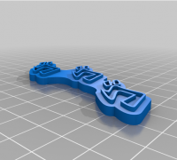 STL file Jojo's bizzare adventure: Menacing keychain 🗝️・Design to download  and 3D print・Cults