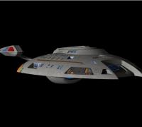 3D Printed Nova Class Dreadnought From Babylon 5 
