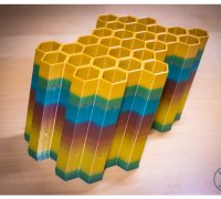 3D Printable Copic Marker Case - 36 by Tashiel Bhairo