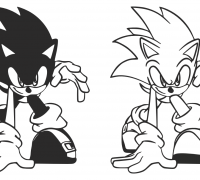 Physical Print Hyper Sonic Sonic the Hedgehog Art Print -  Sweden