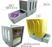 MTG Commander Deck Box v3 by gimpelginster, Download free STL model