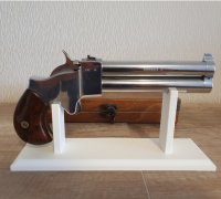 3D printed plastic model of the Remington Double Derringer all internal part 