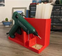Free STL file Ryobi One+ 18v Glue gun holder with 6 stick spots 🔫・Model to  download and 3D print・Cults