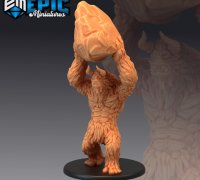 3D Printable Yeti kid by Roleplaying & Miniatures