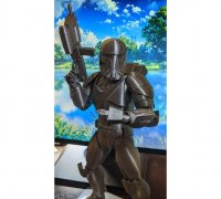 Pose 3-3D Print Files Republic Commando Figurine