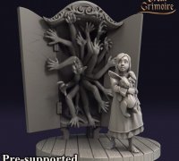 Will-o'-the-wisp versione A by Great Grimoire resin kit 3d printing 75mm 1/24 
