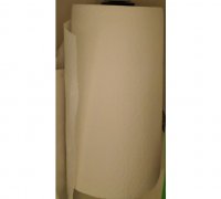 Vertical Paper Towel Holder (Wall Mounted) by southbaygsr, Download free  STL model