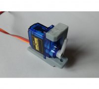 3D PRINTING PLA SERVO MOTEUR AIGUILLAGE LINEAIRE MICROSWITCH 