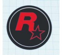 Rockstar Logo - 3D model by FacultyManBruce (@facultymanbruce) [96c34bf]
