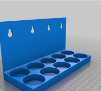 Free STL file Modular Acrylic Paint Holder 🎨・3D printable model to  download・Cults