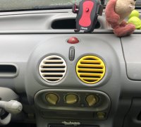 Fichier STL Renault Twingo Poignée et capuchon de réglage de siège