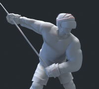 Hockey Goalie in Blue Jersey (0895) - 3D Model by 3DFarm