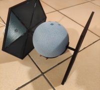 Tie Fighter Echo Dot 3 Stand by JA Prints and Crafts