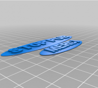 Fichier 3D gratuit Stop PUB pour boîte aux lettres 🛑・Modèle à télécharger  et à imprimer en 3D・Cults